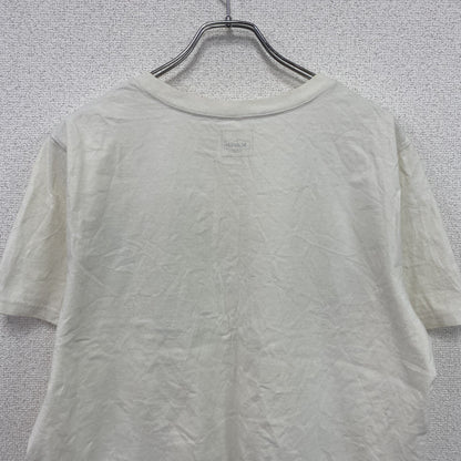 KAVU　カブー　半袖プリントTシャツ　バックトゥネイチャー　白　ホワイト　Lサイズ