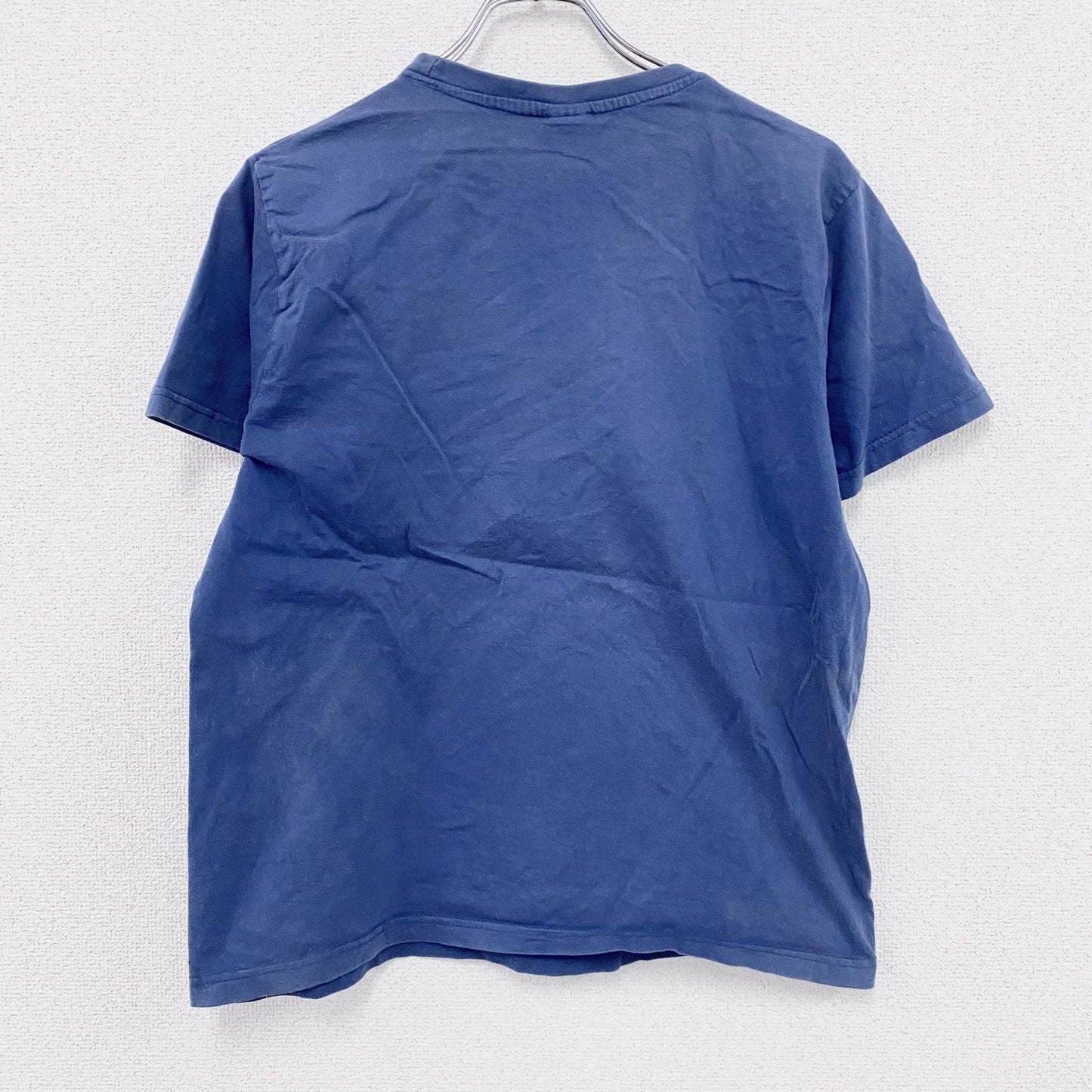 ACTIVE　アクティブ　半袖プリントTシャツ　ベルリンプリント　青　ブルー　Lサイズ