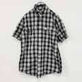 Carhartt　カーハート　半袖ボタンダウンシャツ　ダブルポケット　チェック柄　黒　ブラック　Sサイズ