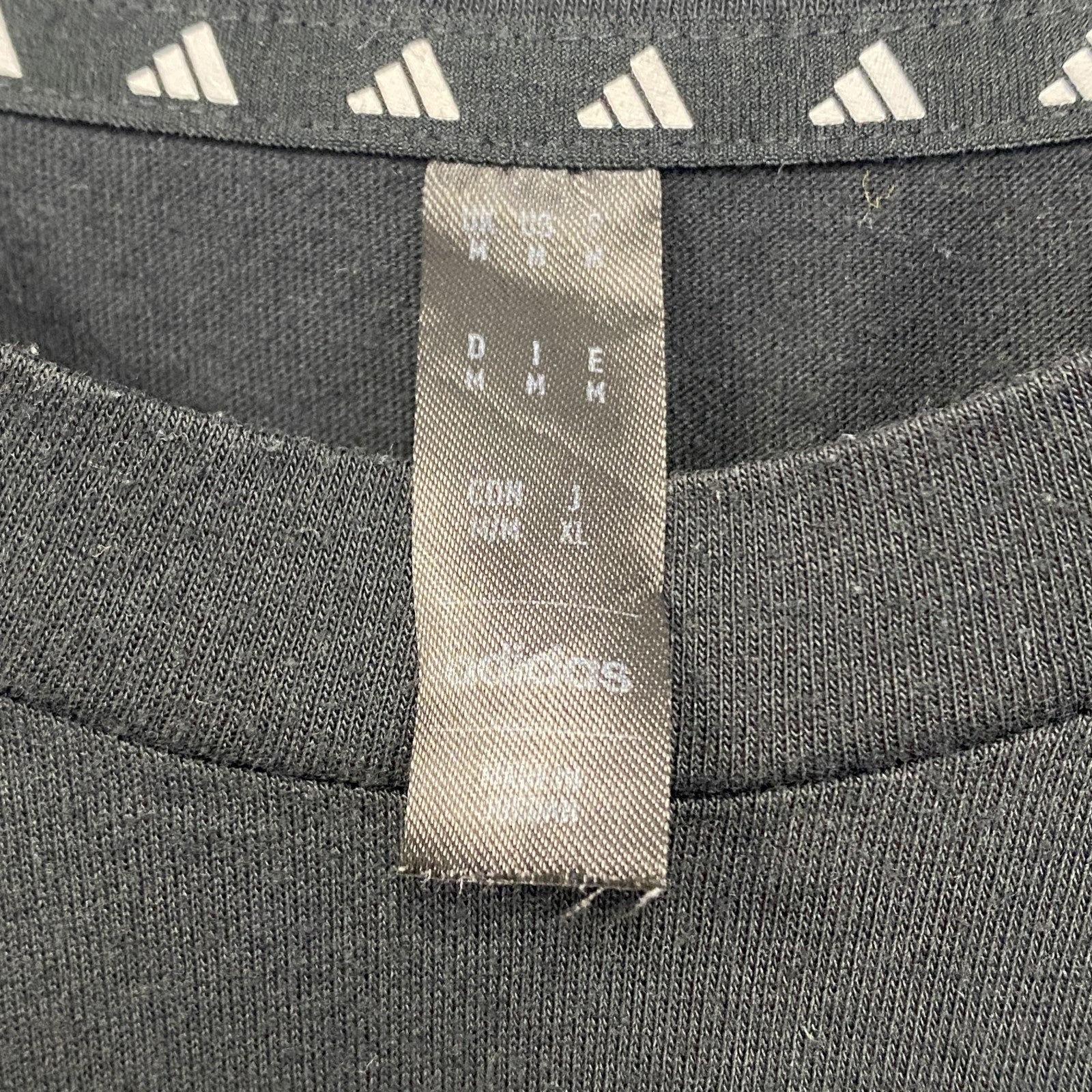 古着 used　Adidas　アディダス　半袖プリントTシャツ　クルーネック　MLS　メジャーリーグサッカー　黒　Ｍサイズ