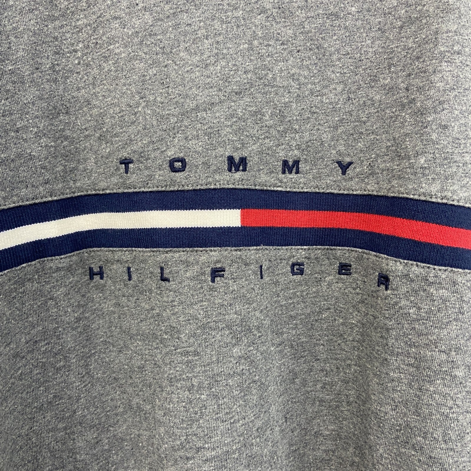 TOMMY HILFIGER　トミーヒルフィガー　半袖プリントTシャツ　グレー　Lサイズ