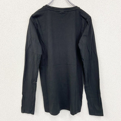 古着 used　chapter young　長袖プリントロングスリーブTシャツ　SKATE スケートボード　黒　ブラック