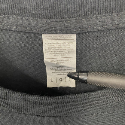 古着 used　MATOCO TOOLS　マトコ ツルーズ　半袖クルーネックTシャツ　バックプリント　工具　黒　ブラック　Lサイズ
