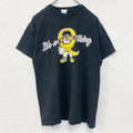 古着 used　00s　PRO WEIGHT　半袖カレッジプリントTシャツ　クインクシー大学　クルーネック　Y2K　黒　Mサイズ