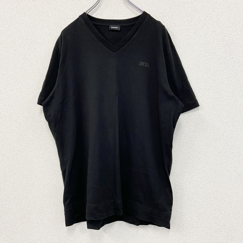 DISEL　ディーゼル　半袖Tシャツ　黒　ブラック　XLサイズ