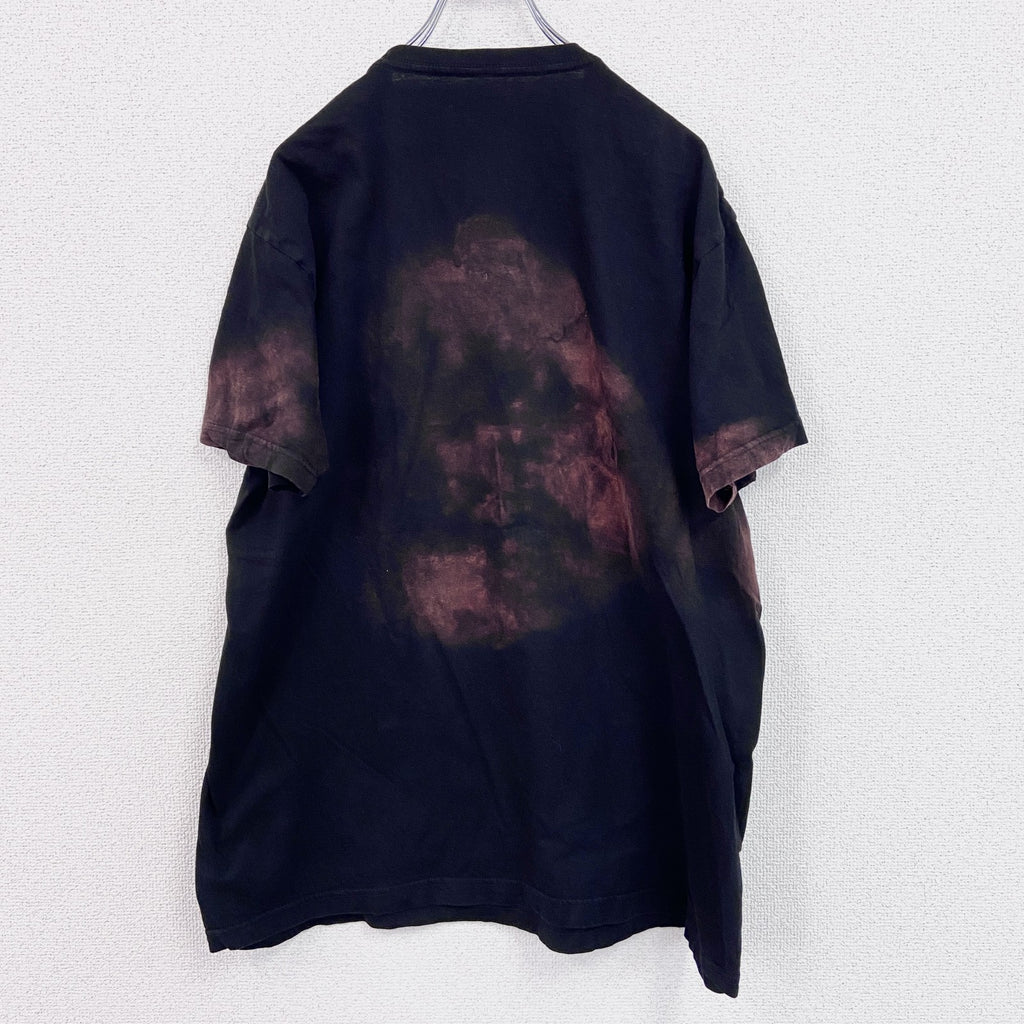 Franchise　半袖プリントTシャツ　浮世絵　和柄　黒　ブラック　XLサイズ