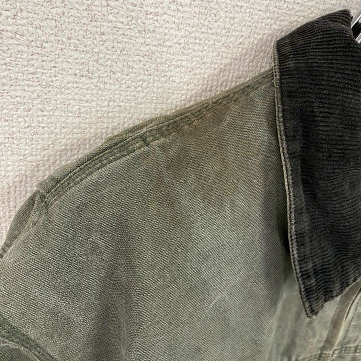 GRAVEL GEAR　グレイヴェルギア　フルジップダックジャケット　中綿入り　コーデュロイカラー　カーキ　Lサイズ
