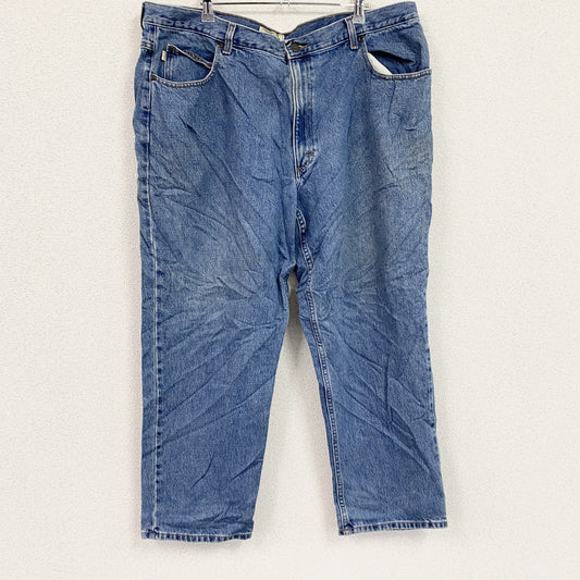 L.L.Bean　エルエルビーン　デニムパンツ/ジーンズ　ジップフライ　革パッチ　インディゴ　W42サイズ