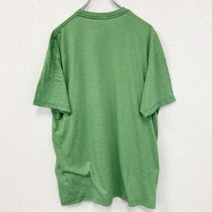 古着 used　Dr.Seuss　半袖アニメプリントTシャツ　グリンチ　クルーネック　黄緑　レトロデザイン　XLサイズ