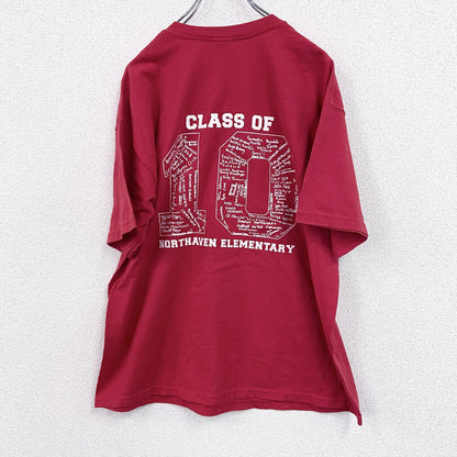 GILDAN　ギルダン　半袖プリントTシャツ　アニマルT　赤　レッド　XLサイズ