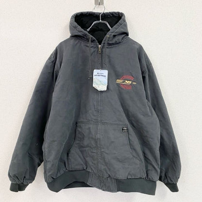 DRI DUCK　フルジップダックパーカー　デッドストック　黒　ブラック　2XLTサイズ