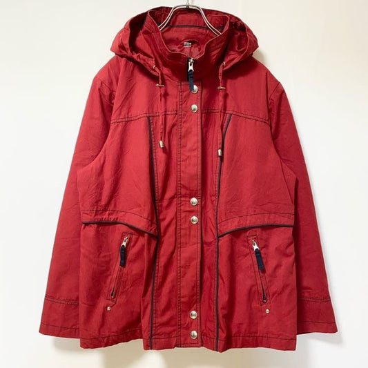 古着 used　Tradition　トラディション　長袖マウンテンパーカー　ハイネックジャケット　赤　レッド　秋冬服