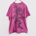 AEROPOSTALE　半袖プリントTシャツ　シングルステッチ　龍　ピンク　XLサイズ