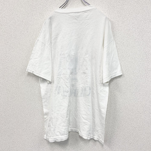 90s～　Hanes　ヘインズ　半袖プリントTシャツ　ヴィンテージ　白　ホワイト　XLサイズ