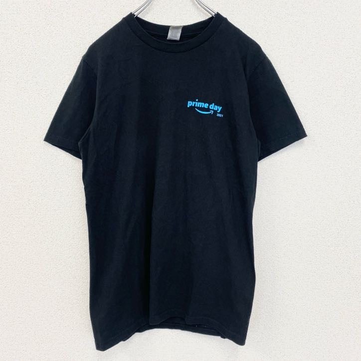 古着 used　GILDAN ギルダン　半袖プリントTシャツ　クルーネック　amazon　prime day　黒　Sサイズ