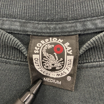 古着 used　SCOPION BAY　半袖デザインプリントTシャツ　サソリ　Y2K　クルーネック　レトロデザイン　黒　Mサイズ