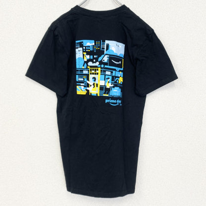 古着 used　GILDAN ギルダン　半袖プリントTシャツ　クルーネック　amazon　prime day　黒　Sサイズ