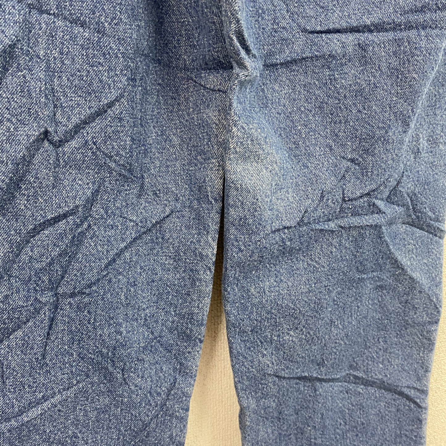 ～00s　L.L.Bean　エルエルビーン　デニムパンツ/ジーンズ　ジップフライ　革パッチ　フリースライナー　インディゴ