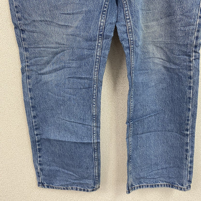 ～00s　L.L.Bean　エルエルビーン　デニムパンツ/ジーンズ　ジップフライ　革パッチ　フリースライナー　インディゴ
