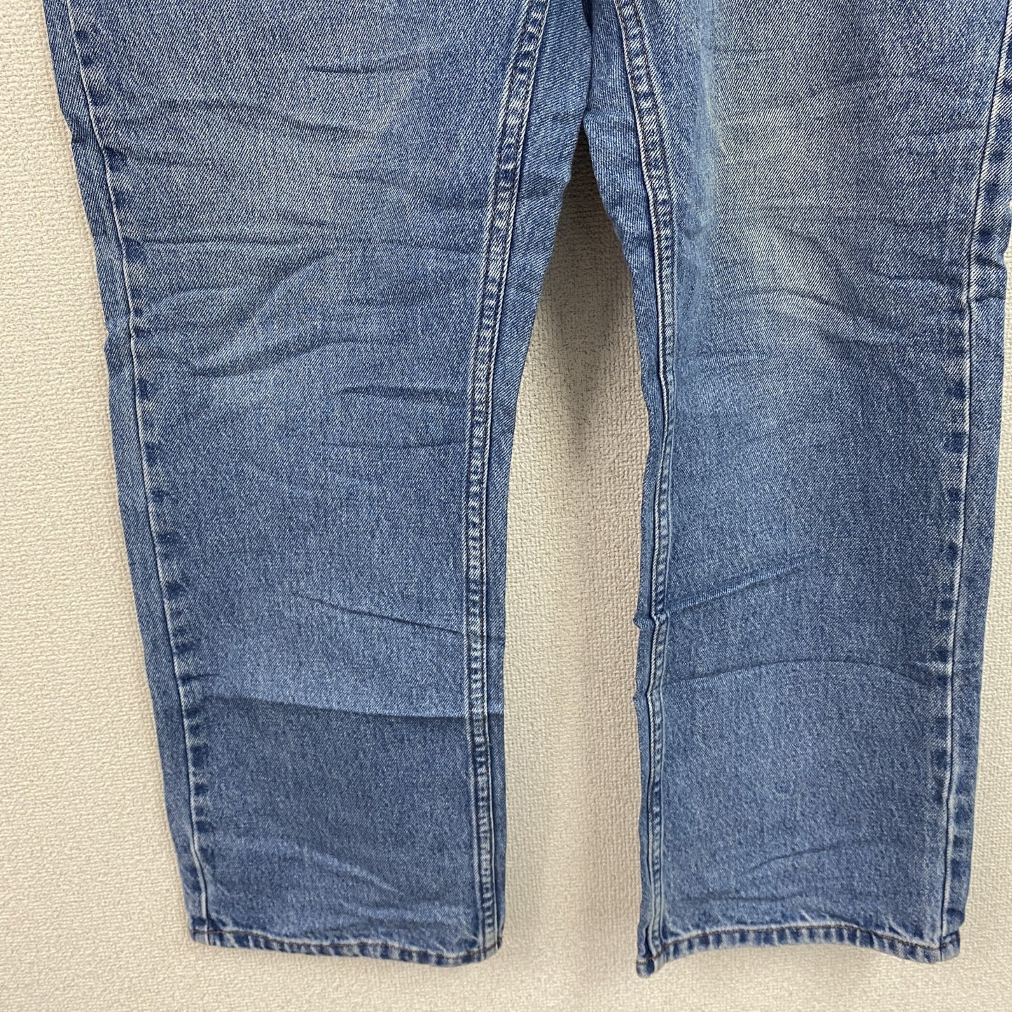 L.L.Bean　エルエルビーン　デニムパンツ/ジーンズ　ジップフライ　革パッチ　フリースライナー　インディゴ