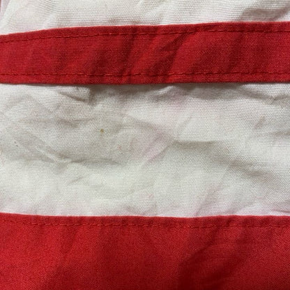 古着 used　The Men's Store　長袖ハイネックブルゾン　厚手ジャケット　フード収納　赤　レッド　秋冬服