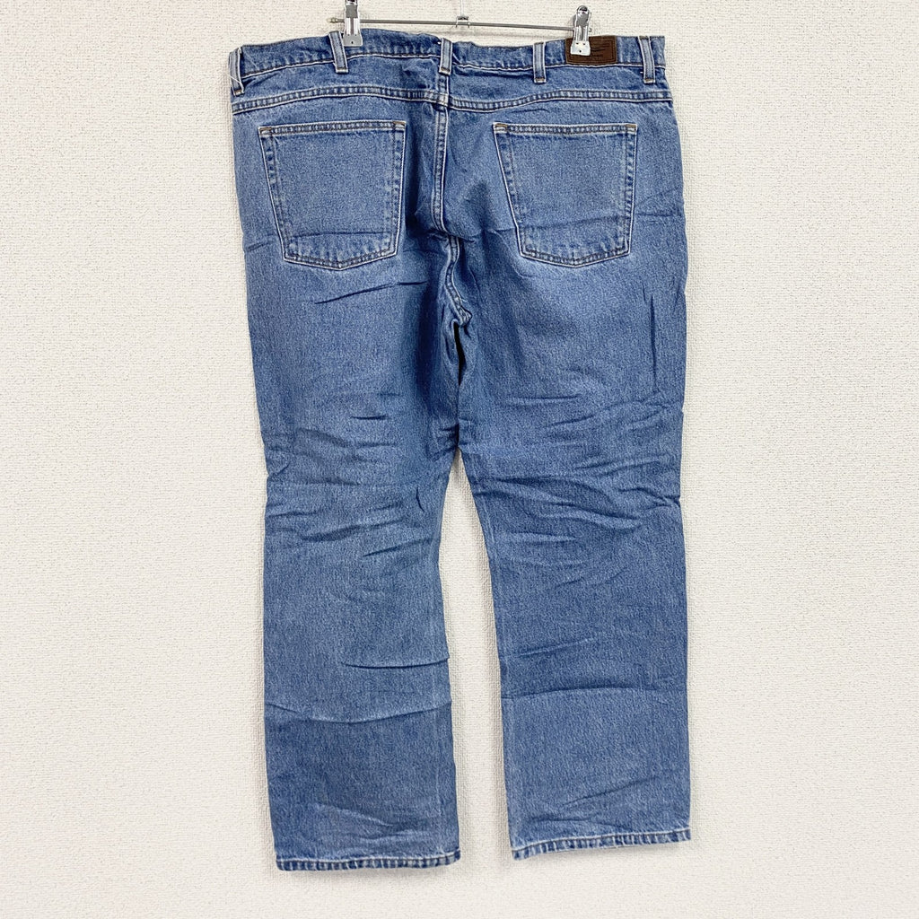 L.L.Bean　エルエルビーン　デニムパンツ/ジーンズ　ジップフライ　縦落ち　革パッチ　インディゴ　W40サイズ