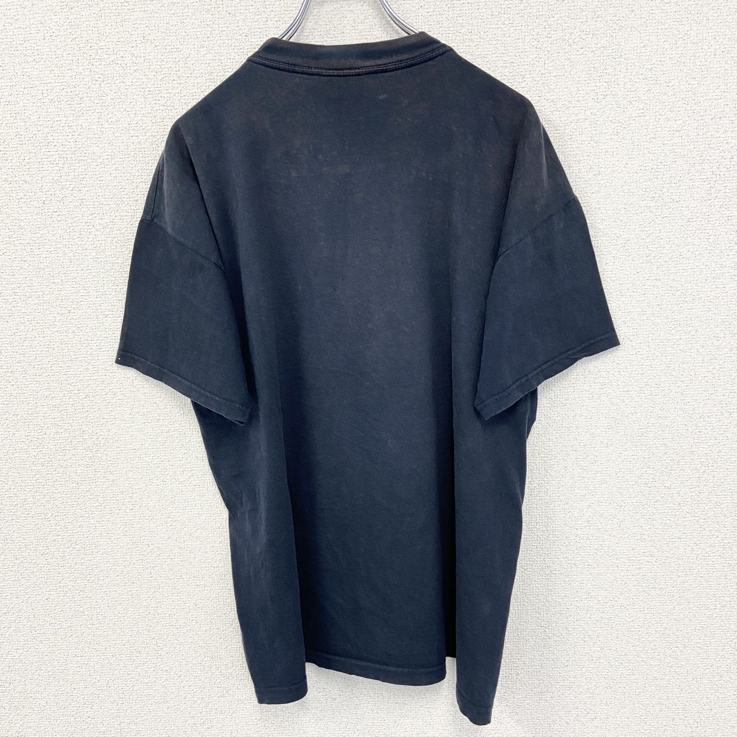 古着 used　B&C ビー&シー　半袖デザインプリントTシャツ　ヒップホップ　Y2K　00s　クルーネック　黒　XLサイズ