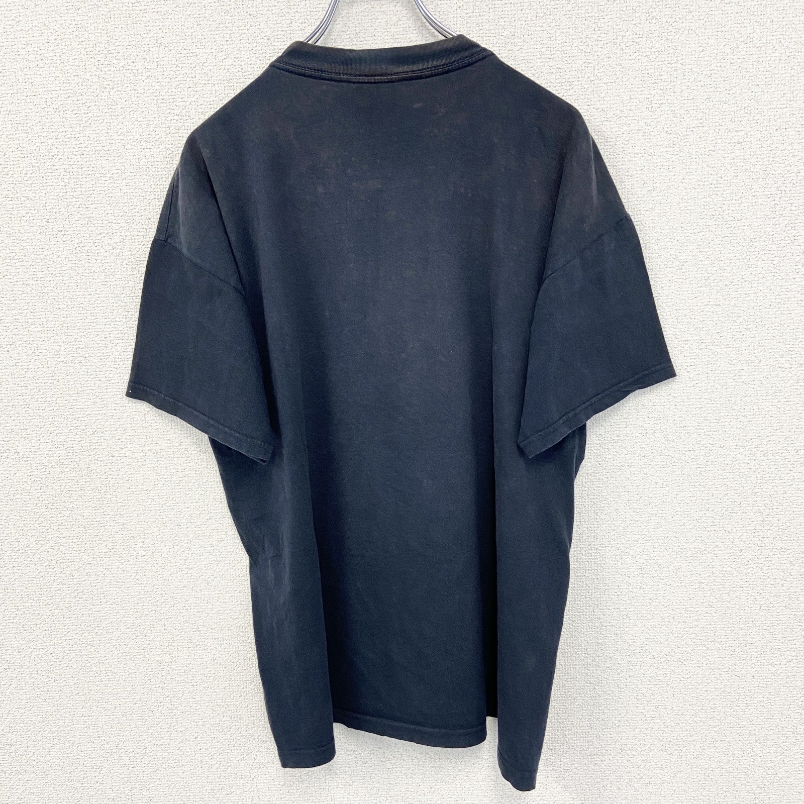 古着 used　B&C ビー&シー　半袖デザインプリントTシャツ　ヒップホップ　Y2K　00s　クルーネック　黒　XLサイズ