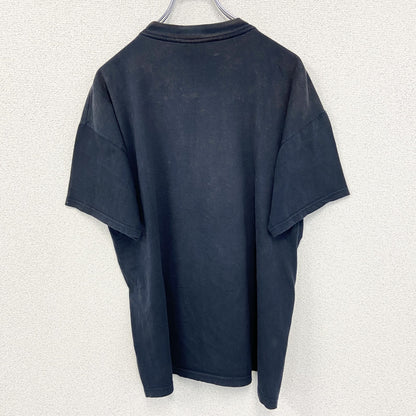 古着 used　B&C ビー&シー　半袖デザインプリントTシャツ　ヒップホップ　Y2K　00s　クルーネック　黒　XLサイズ