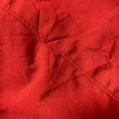古着 used　The Men's Store　長袖ハイネックブルゾン　厚手ジャケット　フード収納　赤　レッド　秋冬服