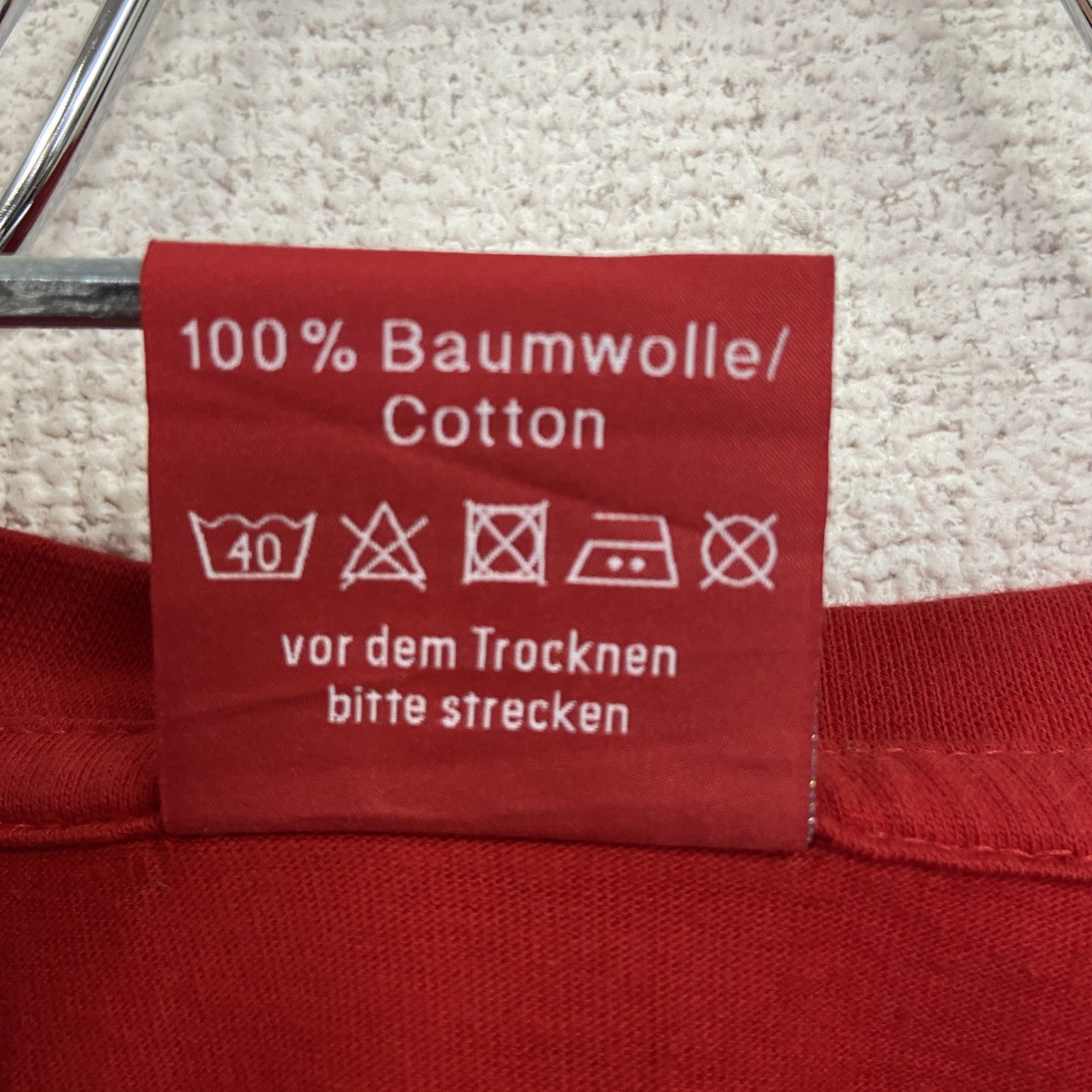 FCBAYERN MUNCHEN　FCバイエルンミュンヘン　半袖プリントTシャツ　赤　レッド　Lサイズ