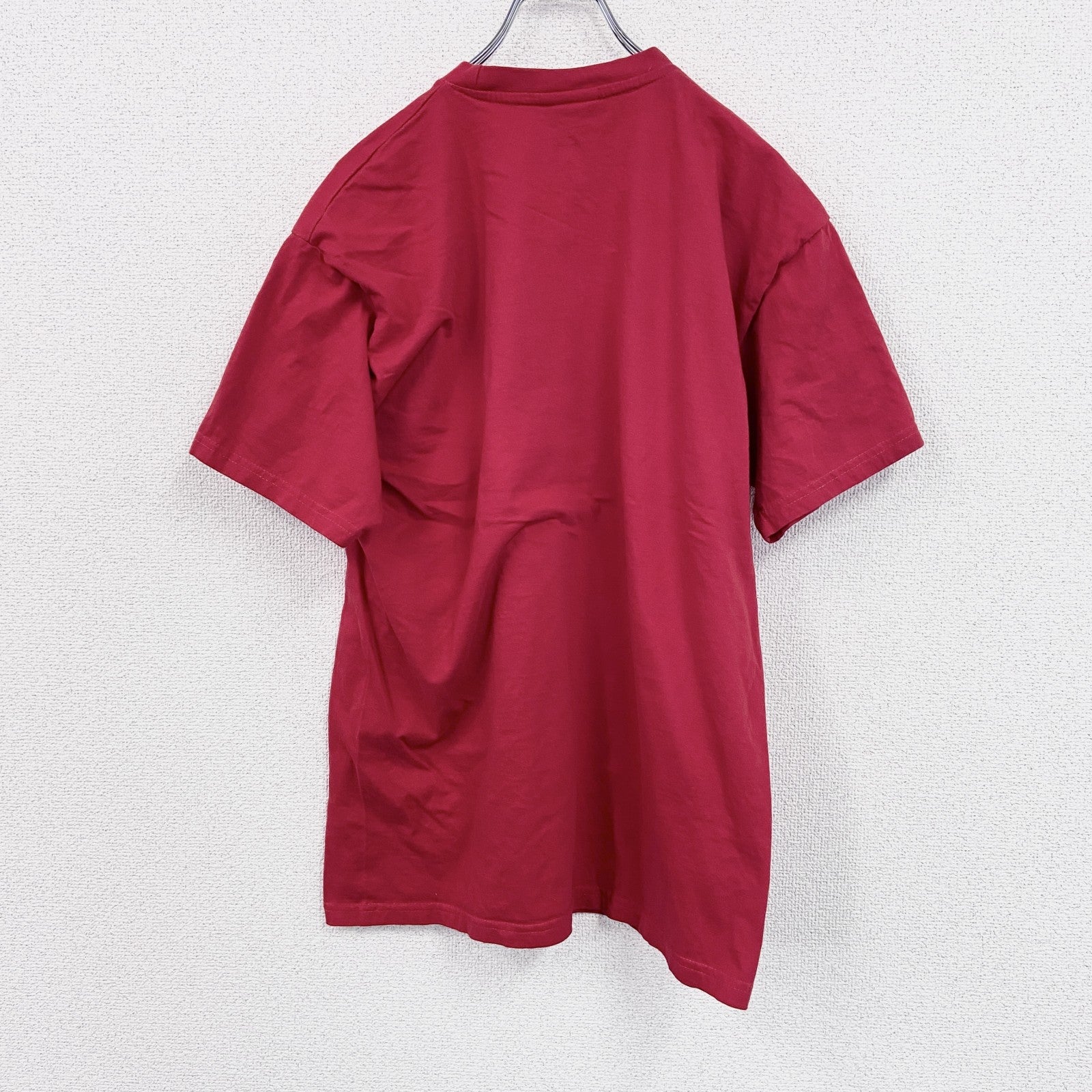 FCBAYERN MUNCHEN　FCバイエルンミュンヘン　半袖プリントTシャツ　赤　レッド　Lサイズ