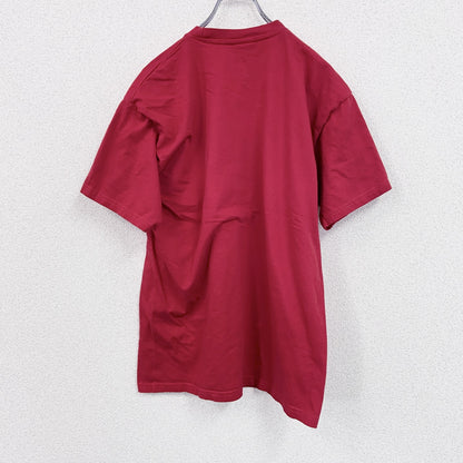 FCBAYERN MUNCHEN　FCバイエルンミュンヘン　半袖プリントTシャツ　赤　レッド　Lサイズ