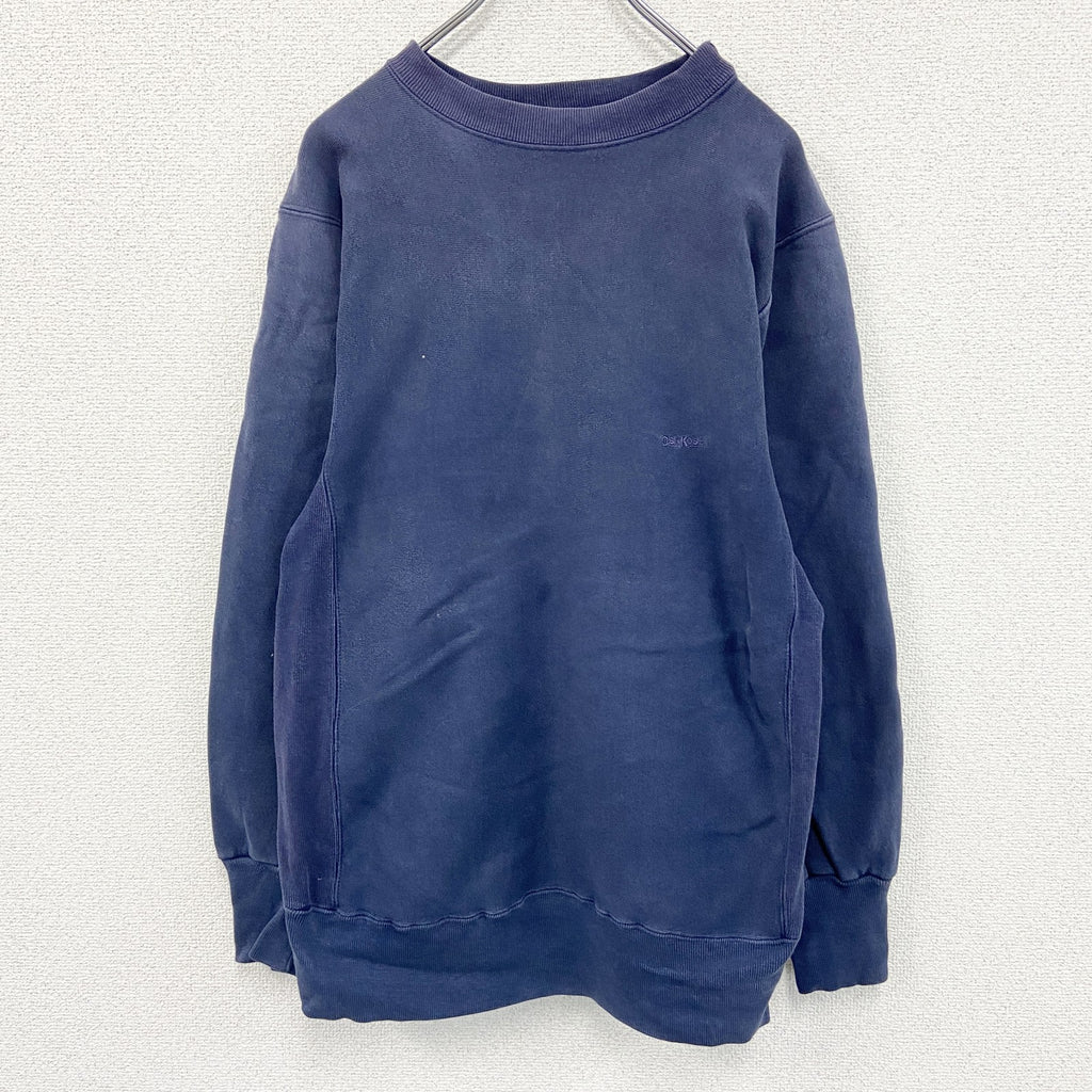 90s　OSHKOSH　オシュコシュ　リバースウィーブタイプ　スウェット/トレーナー　ヴィンテージ　ナス紺　ネイビー