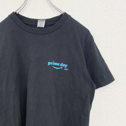 古着 used　GILDAN ギルダン　半袖プリントTシャツ　クルーネック　amazon　prime day　黒　Sサイズ