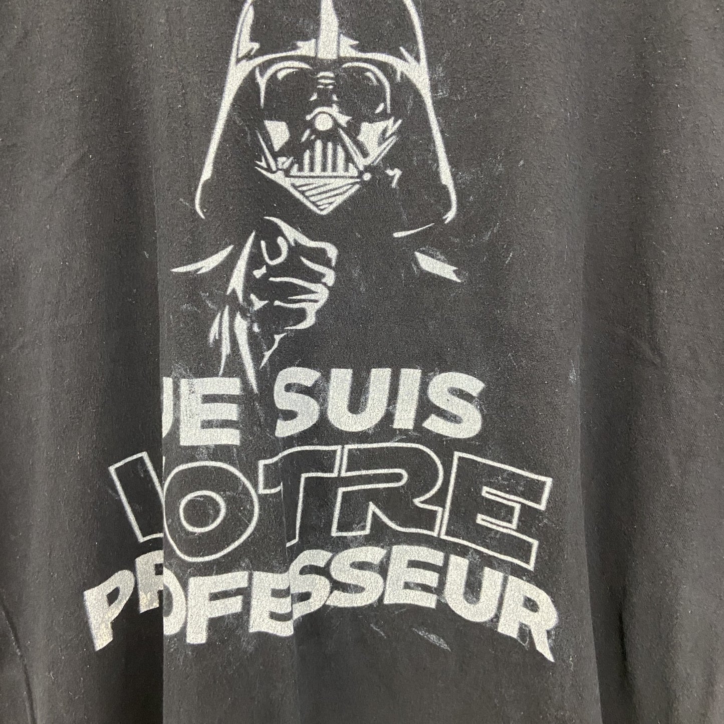 古着 used　SOL'S　半袖プリントTシャツ　クルーネック　STARSWARS　ダースベーダー　カジュアル　黒　Mサイズ