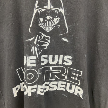 古着 used　SOL'S　半袖プリントTシャツ　クルーネック　STARSWARS　ダースベーダー　カジュアル　黒　Mサイズ