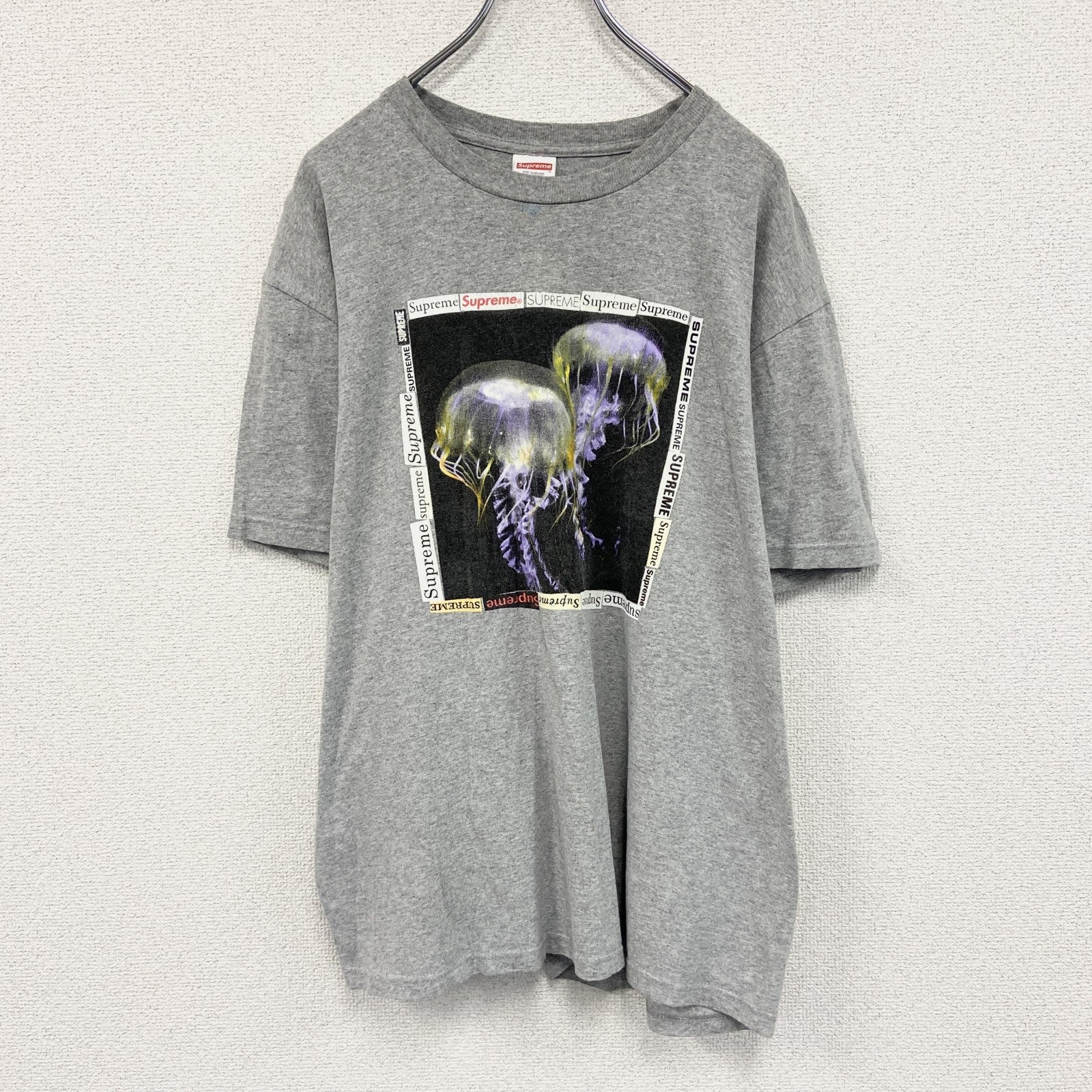 Supreme　シュプリーム　クラゲ　半袖Tシャツ　灰色　グレー　Mサイズ