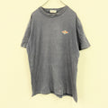 90s～　BEAR Surfboards　ベアサーフボード　半袖プリントＴシャツ　デカロゴ　ヴィンテージ　紺　ネイビー　Lサイズ