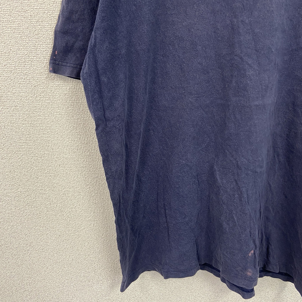90s～　BEAR Surfboards　ベアサーフボード　半袖プリントＴシャツ　デカロゴ　ヴィンテージ　紺　ネイビー　Lサイズ