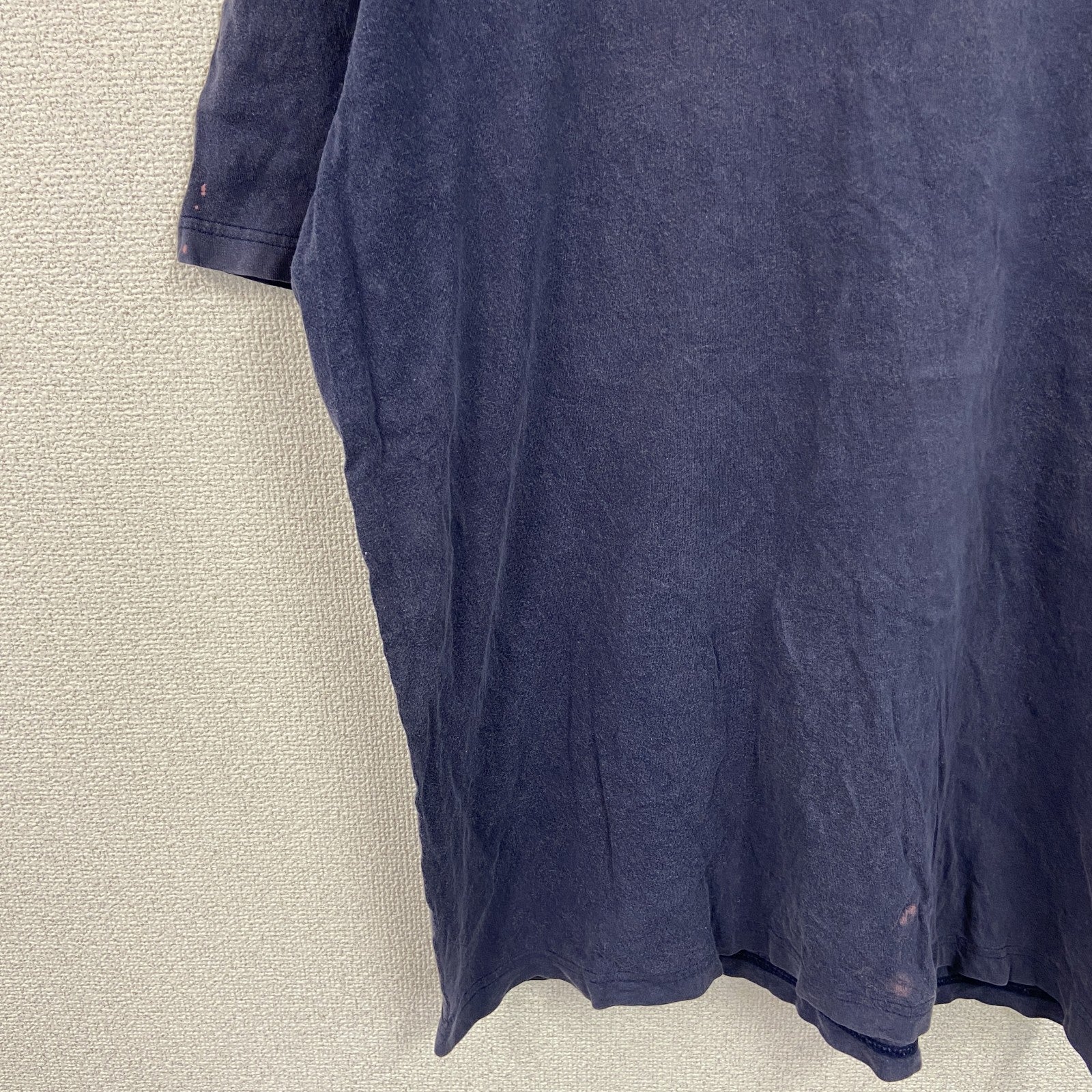 90s～　BEAR Surfboards　ベアサーフボード　半袖プリントＴシャツ　デカロゴ　ヴィンテージ　紺　ネイビー　Lサイズ