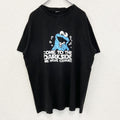 古着 used　SO101　半袖プリントTシャツ　ビッグT　セサミストリート　クッキーモンスター　クルーネック　黒　XLサイズ