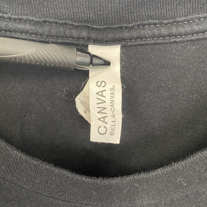 古着 used　CANVAS　半袖キャラクタープリントTシャツ　Impostor　アモアス　クルーネック　ゲーム　黒　Sサイズ