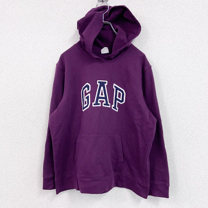 GAP　ギャップ　スウェットパーカー/フーディー　デカロゴ　ボルドー　XLサイズ