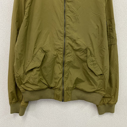 H&M L.O.G.G.　エイチアンドエム　MA-1　ボンバージャケット　ブルゾン　オリーブグリーン　Lサイズ