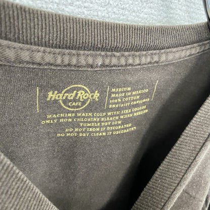 Hard Rock CAFE　ハードロックカフェ　半袖プリントTシャツ　茶色　ブラウン　Mサイズ