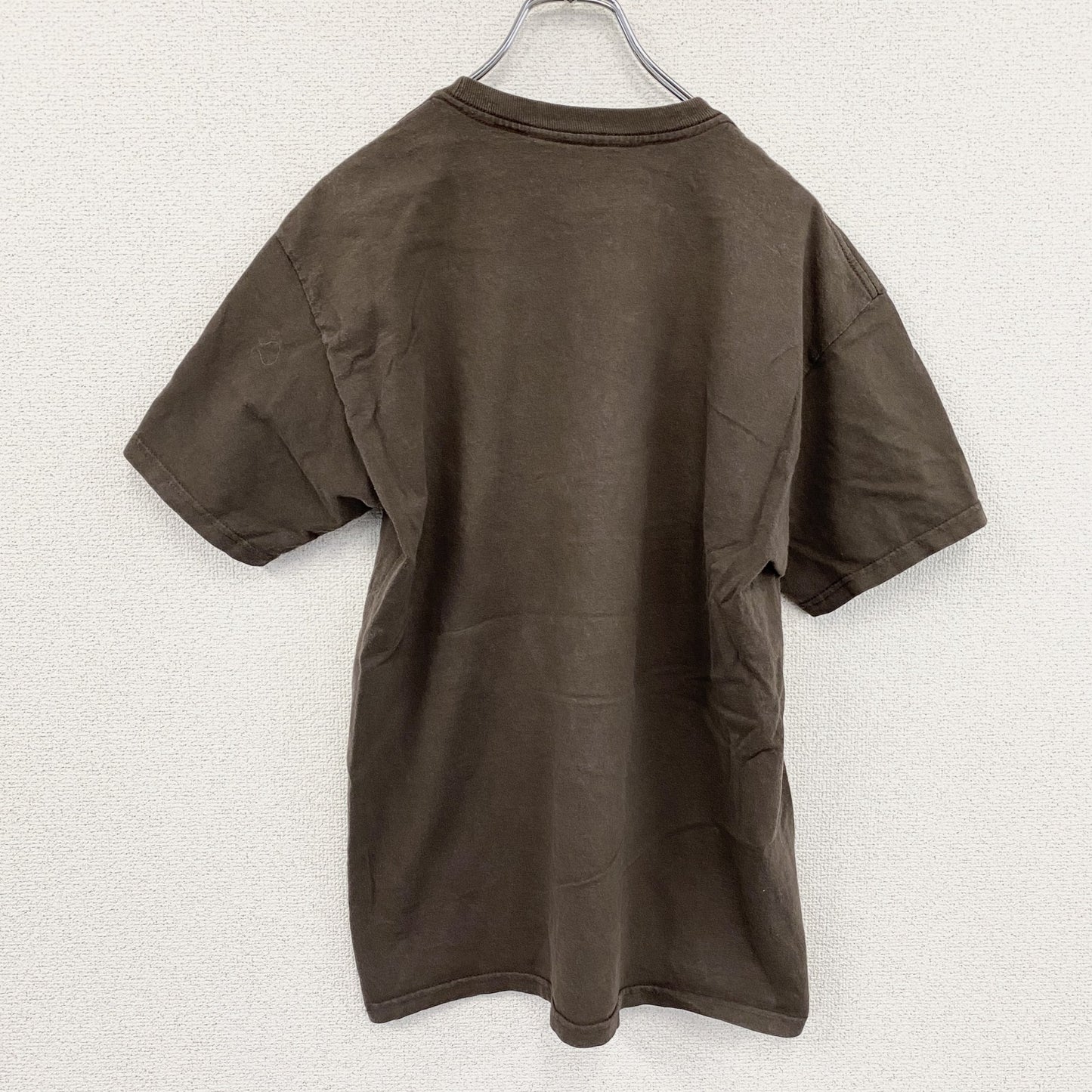 Hard Rock CAFE　ハードロックカフェ　半袖プリントTシャツ　茶色　ブラウン　Mサイズ