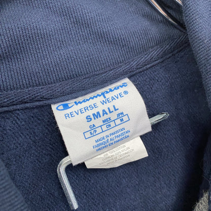 Champion　チャンピオン　リバースウィーブ　ハーフジップスウェット/トレーナー　紺　ネイビー　Sサイズ
