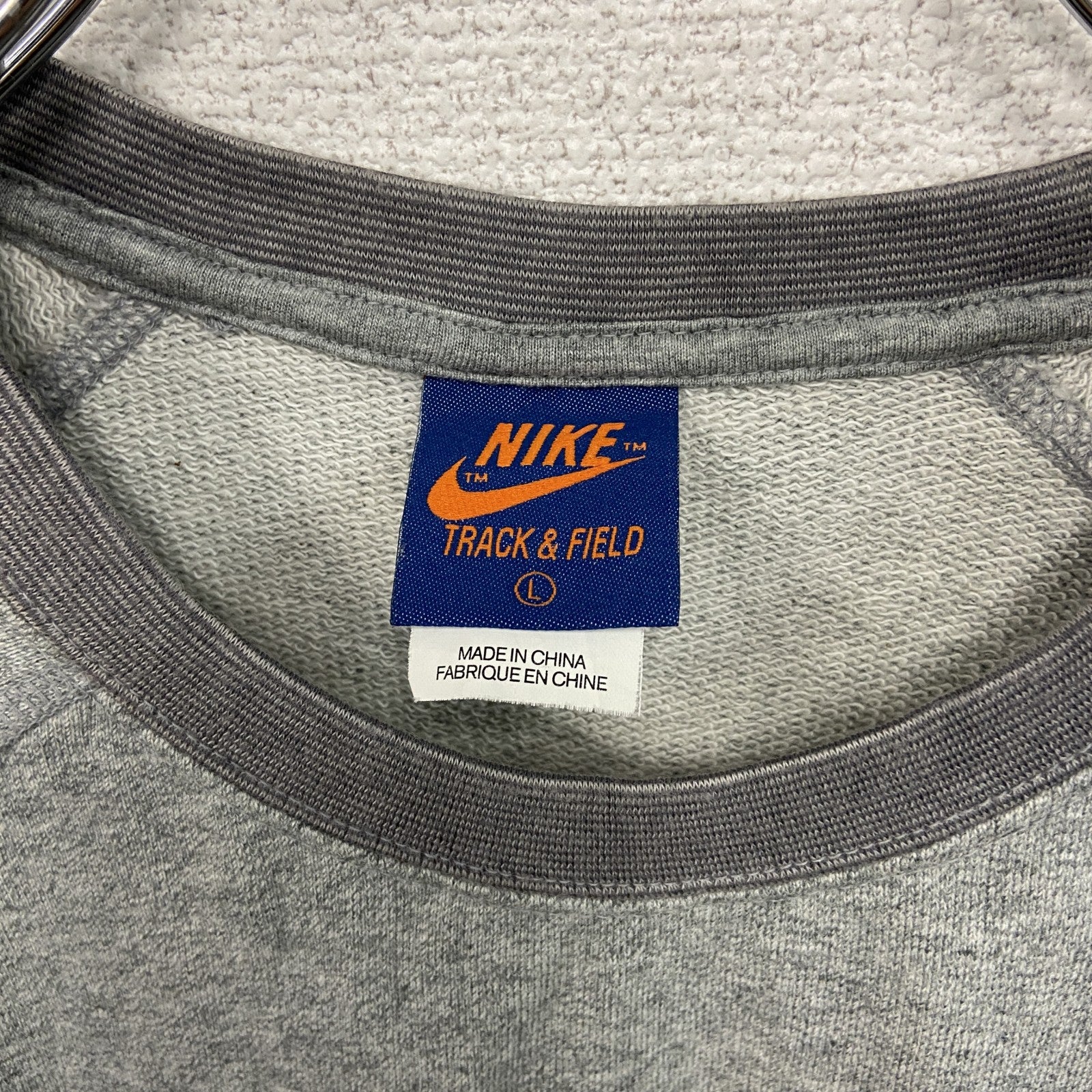 NIKE　ナイキ　半袖スウェット/トレーナー　霜降りグレー　Lサイズ