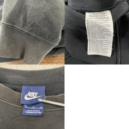 NIKE　ナイキ　スウェット/トレーナー　スウッシュ　フェード　ジッパー付きポケット　黒　ブラック　XLサイズ